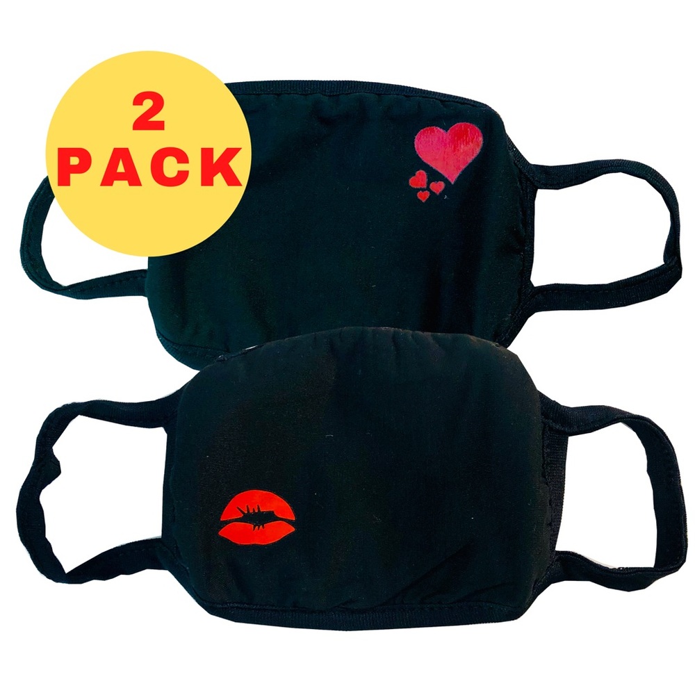 NEW Pretty Face Mask for Women Feminine Lips Heart